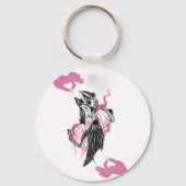 Halloween-Circle-Schlüsselanhänger-Flasche Schlüsselanhänger (Vorderseite)