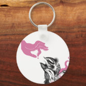 Halloween-Circle-Schlüsselanhänger-Flasche Schlüsselanhänger (Rückseite)