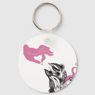 Halloween-Circle-Schlüsselanhänger-Flasche Schlüsselanhänger