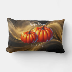 Halloween Citrouille Family Duo Lendenkissen