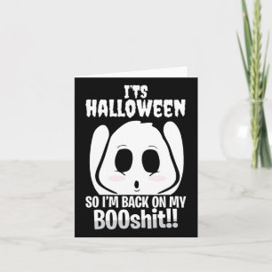 Halloween Ck auf meinem Boo Boo Funny Bull Geschen Karte