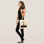 Halloween Classic Elegant Long Black Dress Fashion Tragetasche (Vorderseite (Model))