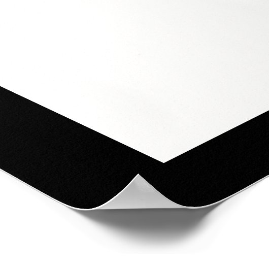 Halloween Classic Elegant Long Black Dress Poster (Ecke)