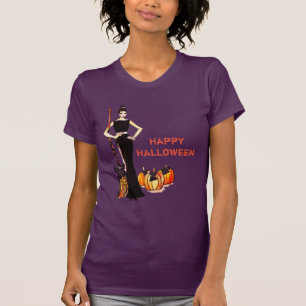 Halloween Classic Elegantes Black Dress T-Shirt