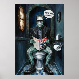 Halloween Classic Monster auf dem John Funny Poste Poster
