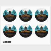 Halloween Classic Round Sticker (Blatt)