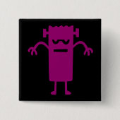 Halloween Clip Art Frankenstein Button (Vorderseite)