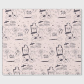 Halloween Clipart Geschenkpapier (Flach)