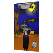 Halloween Clipboard Klemmbrett (Links)