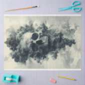 Halloween Cloud Skeleton Decoupage Seidenpapier (Basteln)