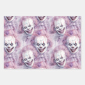Halloween Clown Geschenkpapier Set (Vorderseite)