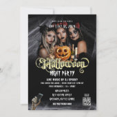 Halloween Club Party Flyer Einladung (Vorderseite)