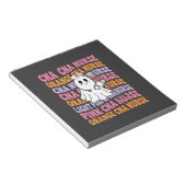 Halloween CNA Krankenpfleger Geist Design Notizblock (angewinkelt)