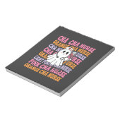 Halloween CNA Krankenpfleger Geist Design Notizblock (Rotiert)