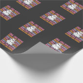 Halloween-CNA-Krankenschwester-Geister-Design Geschenkpapier (Ecke)