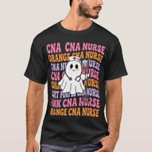 Halloween-CNA-Krankenschwester-Geister-Design T-Shirt