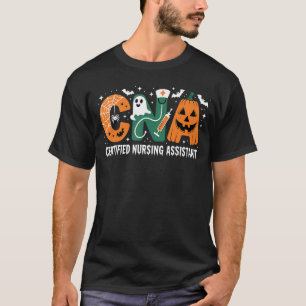 Halloween CNA Krankenschwester Halloween Kürbis Kr T-Shirt