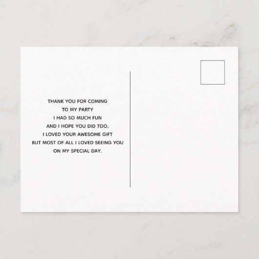 Halloween Coblies & Spiders Pattern Vielen Dank Postkarte (Rückseite)