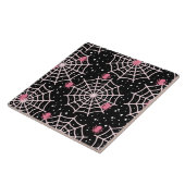 Halloween Cobnets & Spiders Pattern Fliese (Seite)