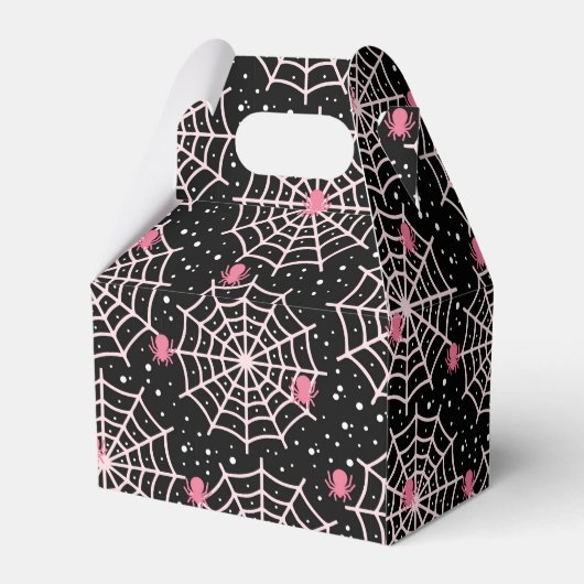 Halloween Cobnets & Spiders Pattern Geschenkschachtel (Rückseite)