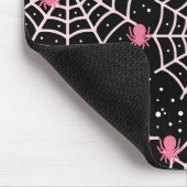 Halloween Cobnets & Spiders Pattern Mousepad (Ecke)