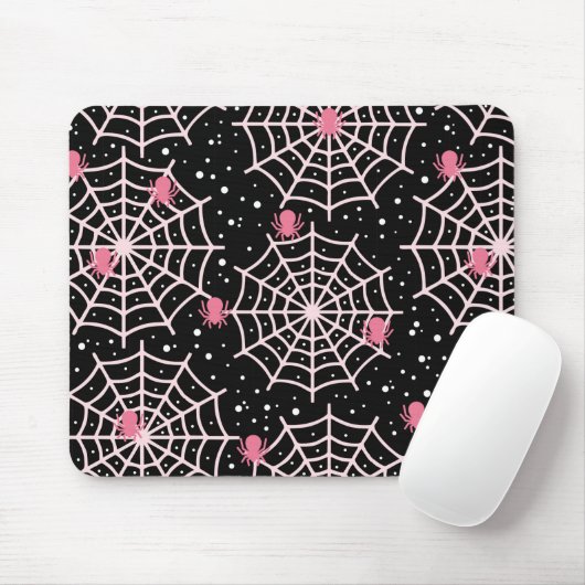 Halloween Cobnets & Spiders Pattern Mousepad (Mit Mouse)