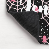 Halloween Cobnets & Spiders Pattern Mousepad (Ecke)