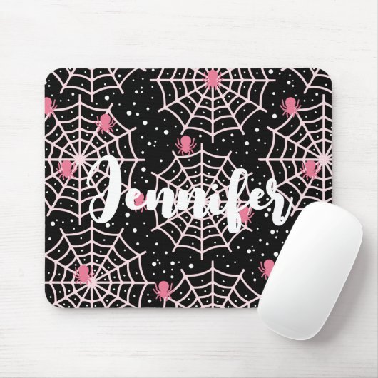 Halloween Cobnets & Spiders Pattern Mousepad (Mit Mouse)