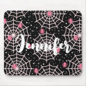 Halloween Cobnets & Spiders Pattern Mousepad (Vorne)