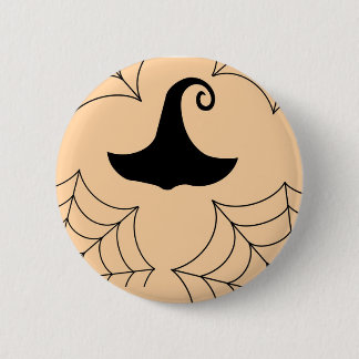 Halloween Cobweb Hexen-Abzeichen Button