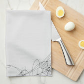 Halloween Cobwebdesign Geschirrtuch (Viertel Falte)