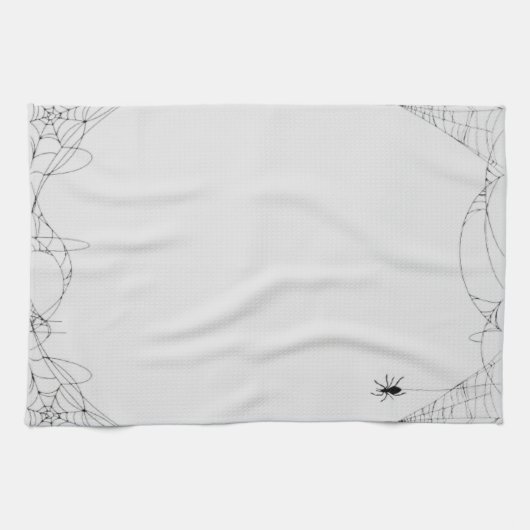 Halloween Cobwebdesign Geschirrtuch (Horizontal)
