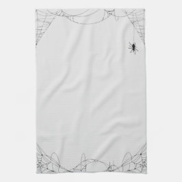 Halloween Cobwebdesign Geschirrtuch