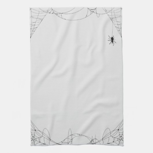 Halloween Cobwebdesign Geschirrtuch (Vertikal)