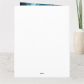 Halloween Cockapoo mit Pumpkins Beängstigend Karte (Rückseite)