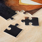 Halloween Cockapoo mit Pumpkins Beängstigend Puzzle (Seite)