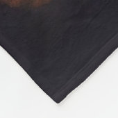 Halloween Cocker Spaniel mit Pumpkins Fleecedecke (Ecke)