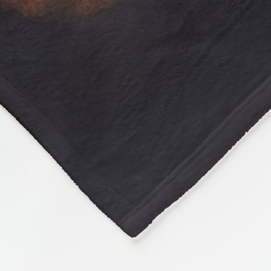 Halloween Cocker Spaniel mit Pumpkins Fleecedecke (Ecke)