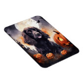 Halloween Cocker Spaniel mit Pumpkins Magnet (Rechte Seite)