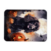 Halloween Cocker Spaniel mit Pumpkins Magnet (Horizontal)