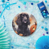 Halloween Cocker Spaniel mit Pumpkins Pappteller (Party)