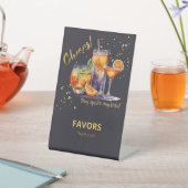 Halloween Cocktail Drinks Kinderdusche Sockelschild (In SItu)