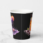 Halloween Cocktail Drinks Pappbecher (Rechts)