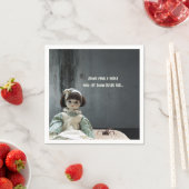 Halloween Cocktail Napkins, gruselige Miss Muffet Serviette (Beispiel)