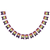 Halloween-Cocktail-Party-alberner Kürbis Wimpelkette (Alle)