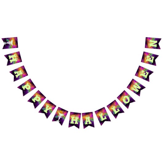 Halloween-Cocktail-Party-alberner Kürbis Wimpelkette (Alle)