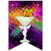 Halloween-Cocktail-Party-alberner Kürbis Wimpelkette (Erste Fahne)