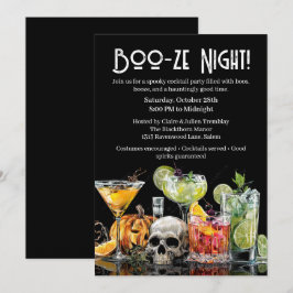 Halloween Cocktail Party | Booze Night Einladung