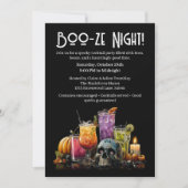 Halloween Cocktail Party | Booze Night Einladung (Vorderseite)