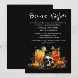 Halloween Cocktail Party | Booze Night Einladung